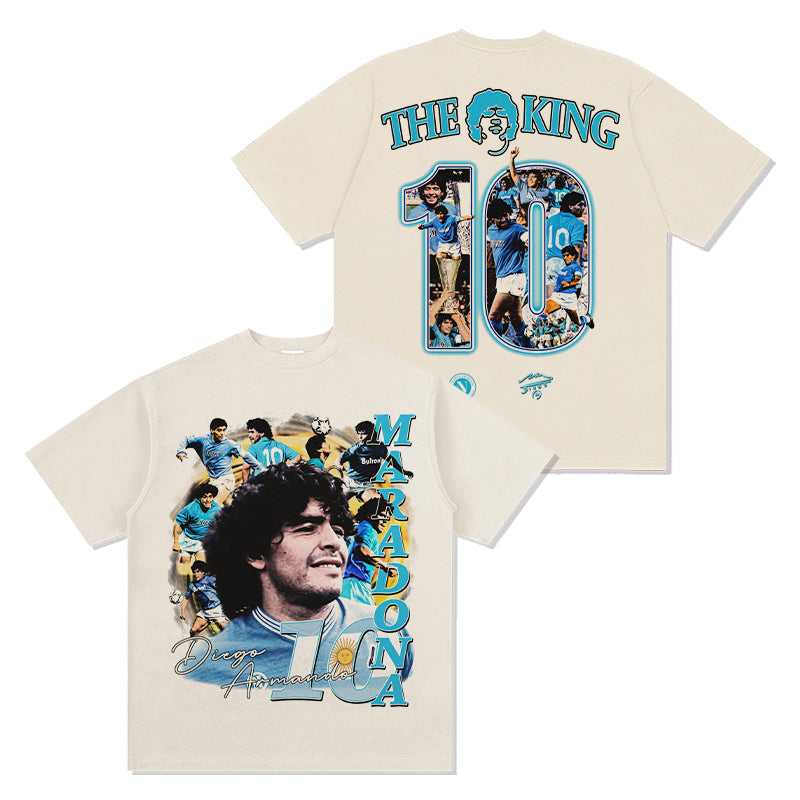 Diego Maradona The King Tee Hoodie, Sweatshirt | CoreVibeTees.com (Image 5)