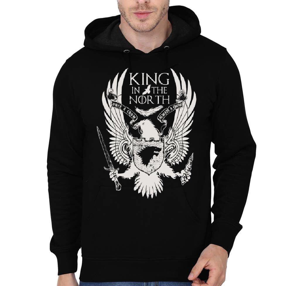 King In The North Black Sweatshirt T-Shirts, Hoodie | CoreVibeTees.com