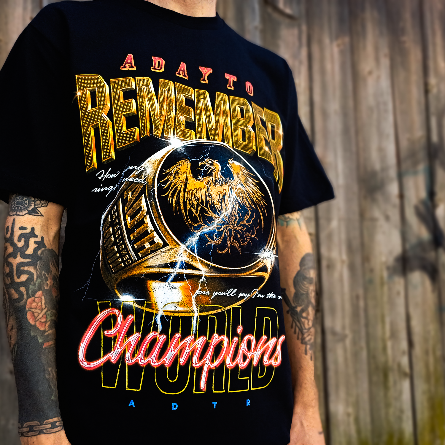 Champions T-Shirt (Black) Hoodie, Sweatshirt | CoreVibeTees.com (Image 3)