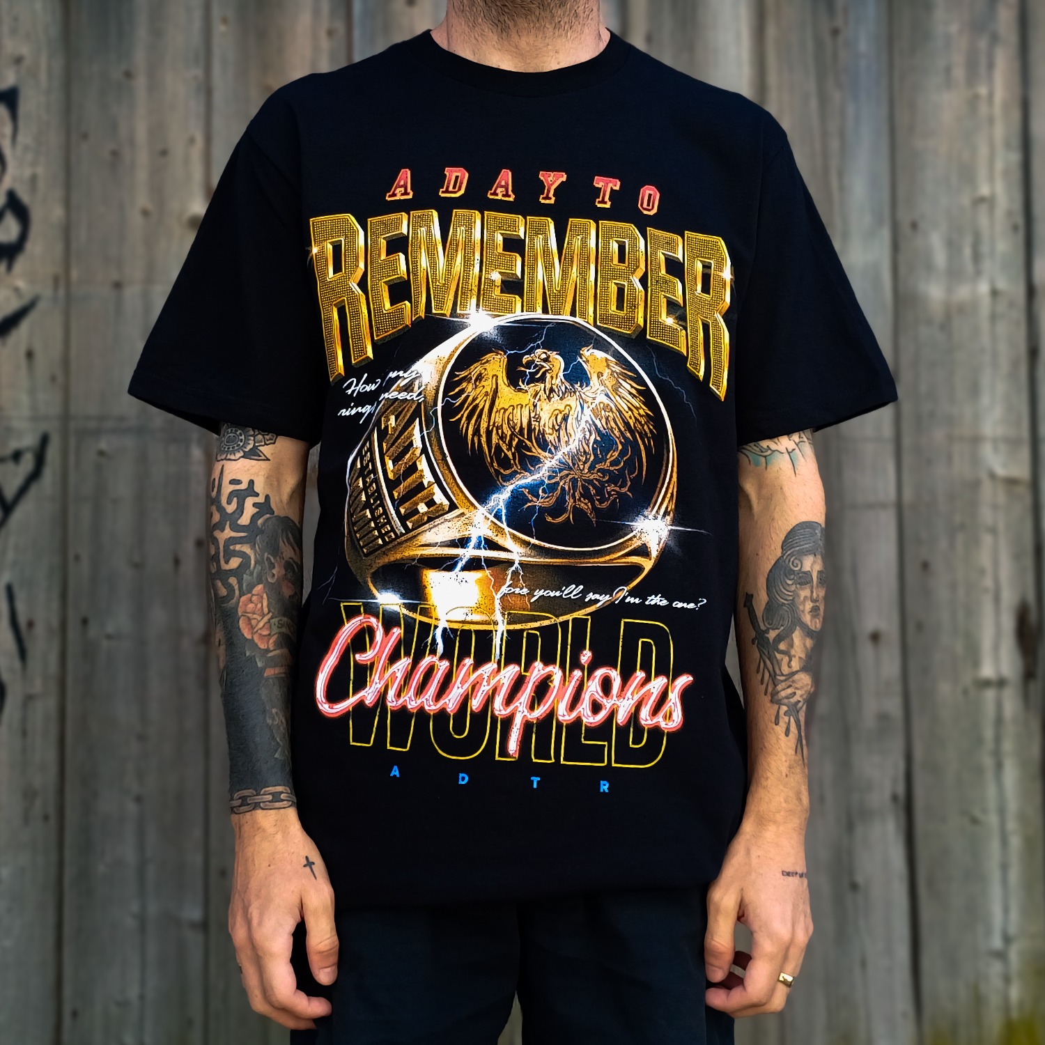 Champions T-Shirt (Black) Hoodie, Sweatshirt | CoreVibeTees.com (Image 2)