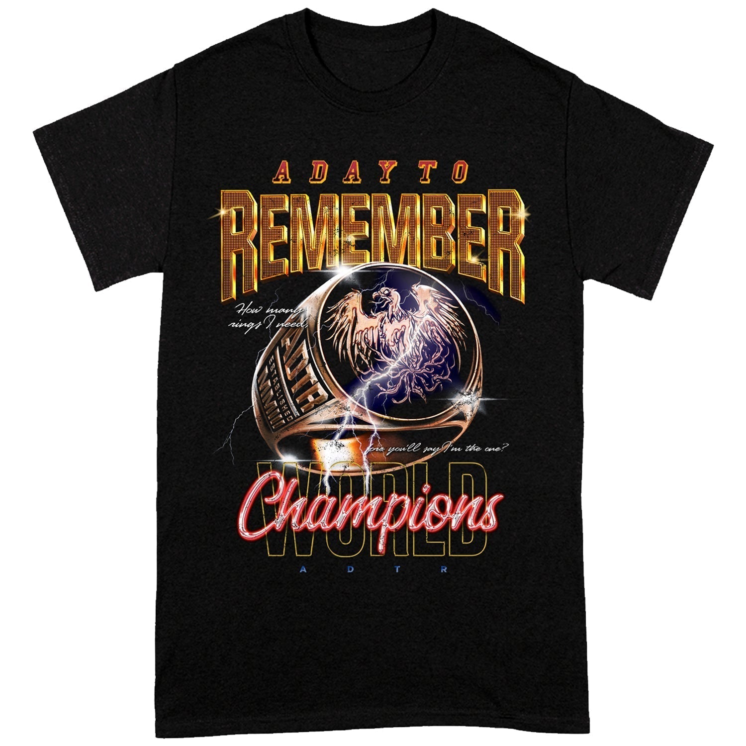 Champions T-Shirt (Black) Hoodie, Sweatshirt | CoreVibeTees.com (Image 1)