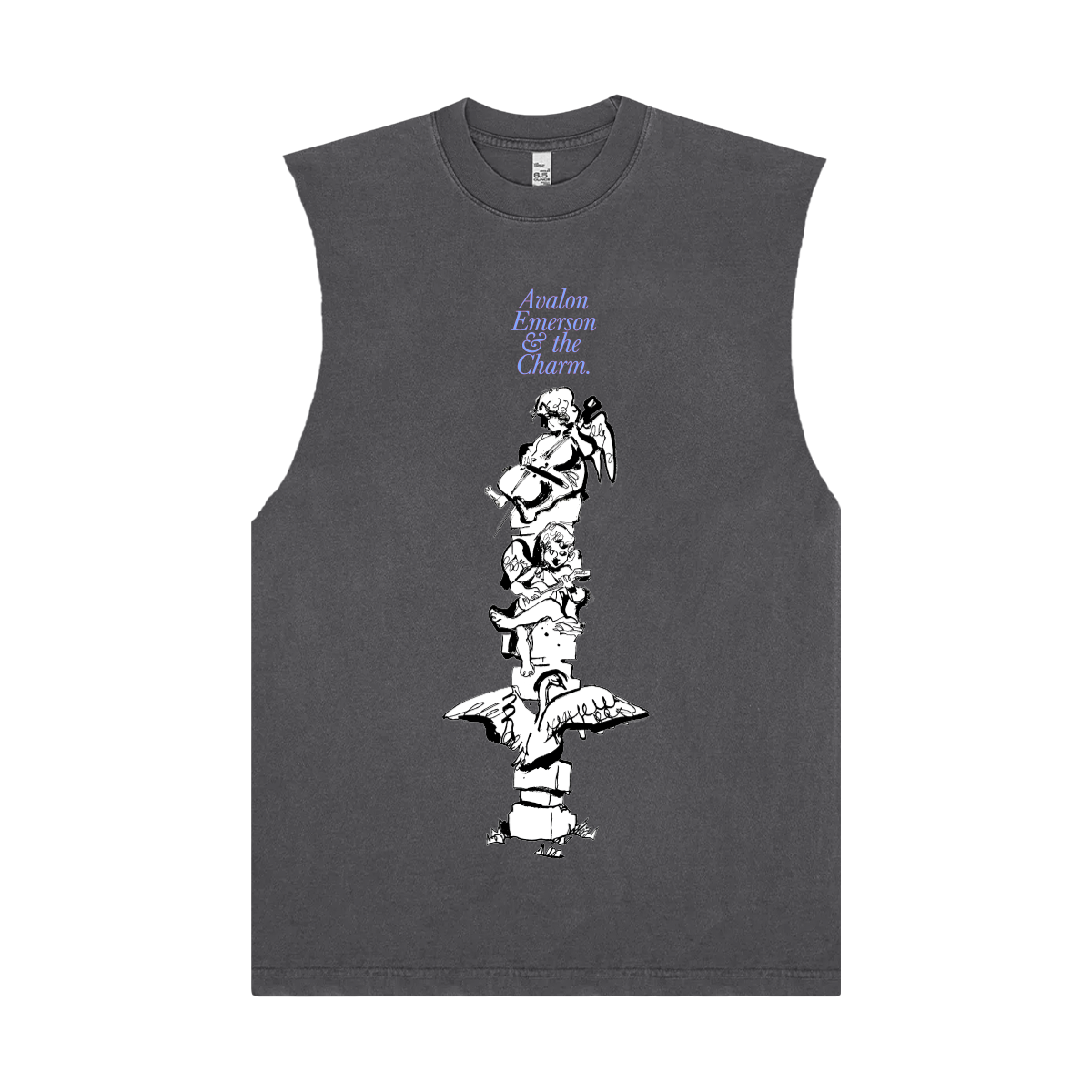 Avalon Emerson - Cherub Sleeveless Tee Hoodie, Sweatshirt | CoreVibeTees.com (Image 1)