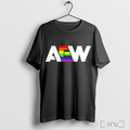 Aew Pride 2025 Rainbow T Shirt Sweatshirt Hoodie | CoreVibeTees.com