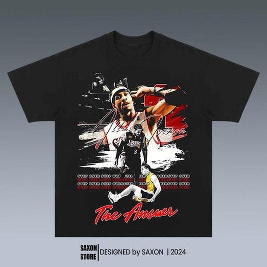 AI-ALLEN IVERSON-THE ANSWER GRAPHIC TEE | VINTAGE GRAPHIC T-SHIRT SWEATSHIRT HOODIE | SPORT TEE | GIFT FOR FAN