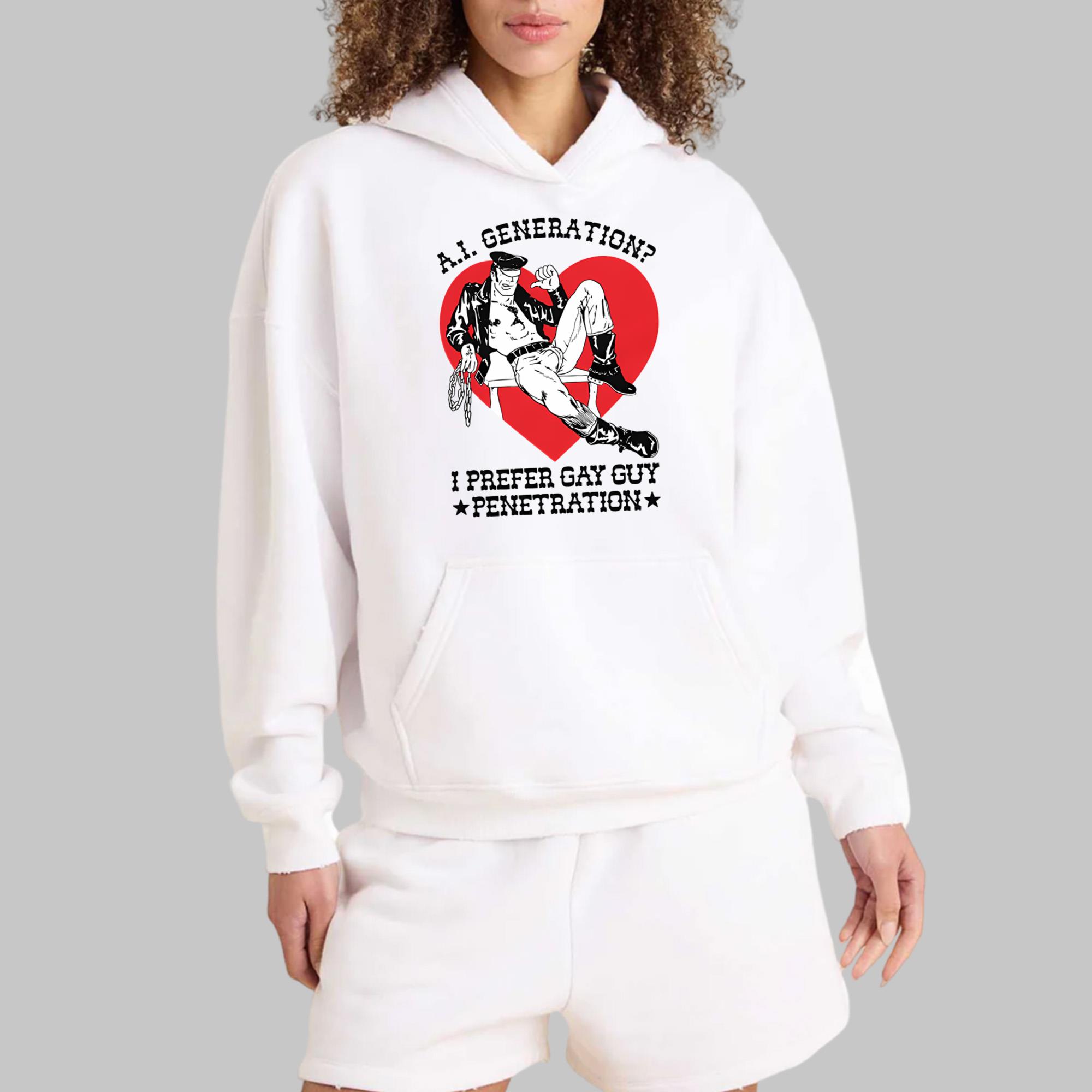 AI Generation I Prefer Gay Guy Penetration Shirt