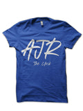 AJR Calligraphy Royal Blue T-Shirt Hoodie, Sweatshirt | CoreVibeTees.com