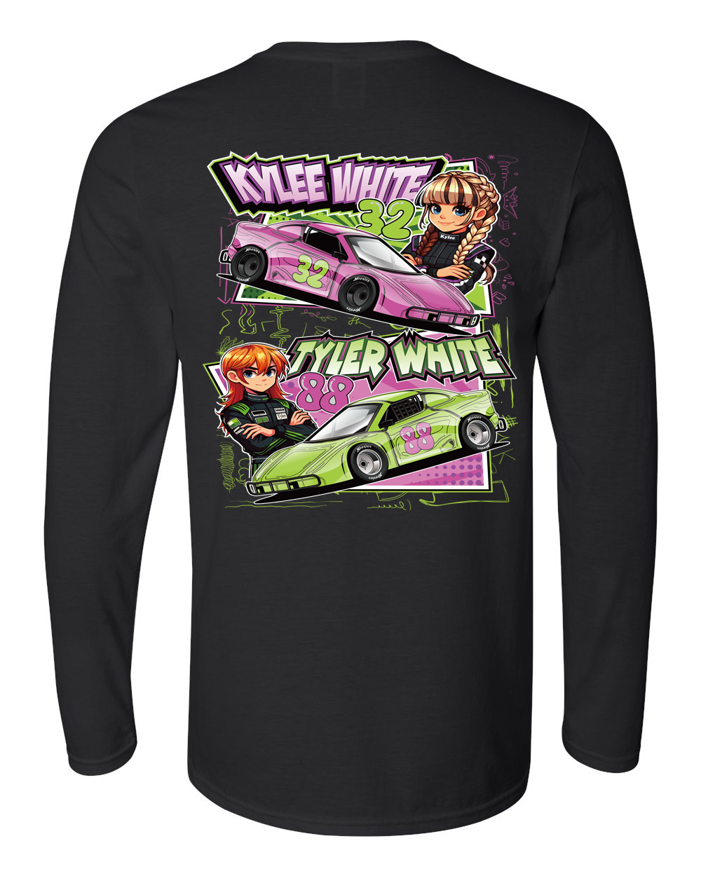 AK Fireball Racing Long Sleeve T-Shirt Hoodie, Sweatshirt | CoreVibeTees.com (Image 1)