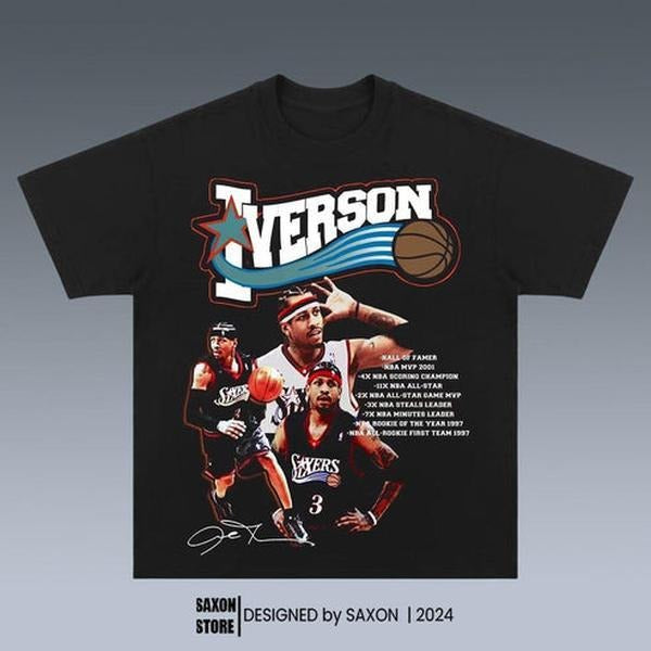 ALLEN IVERSON GRAPHIC TEE | VINTAGE GRAPHIC T-SHIRT SWEATSHIRT HOODIE | SPORT TEE | GIFT FOR FAN