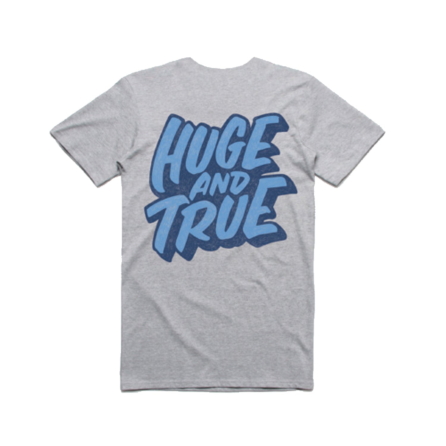 Huge and True Tee (Grey) Hoodie, Sweatshirt | CoreVibeTees.com (Image 3)