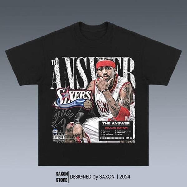 ANSWER& ALLEN IVERSON GRAPHIC TEE | VINTAGE GRAPHIC T-SHIRT SWEATSHIRT HOODIE | SPORT TEE | GIFT FOR FAN