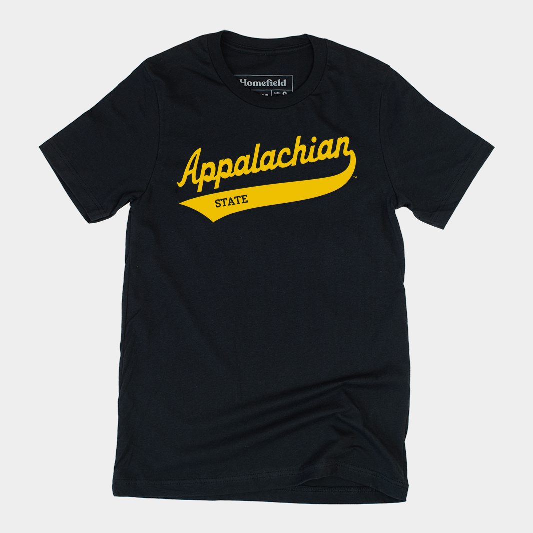 Appalachian State Retro Baseball Script Tee Style001 Hoodie, Sweatshirt | CoreVibeTees.com