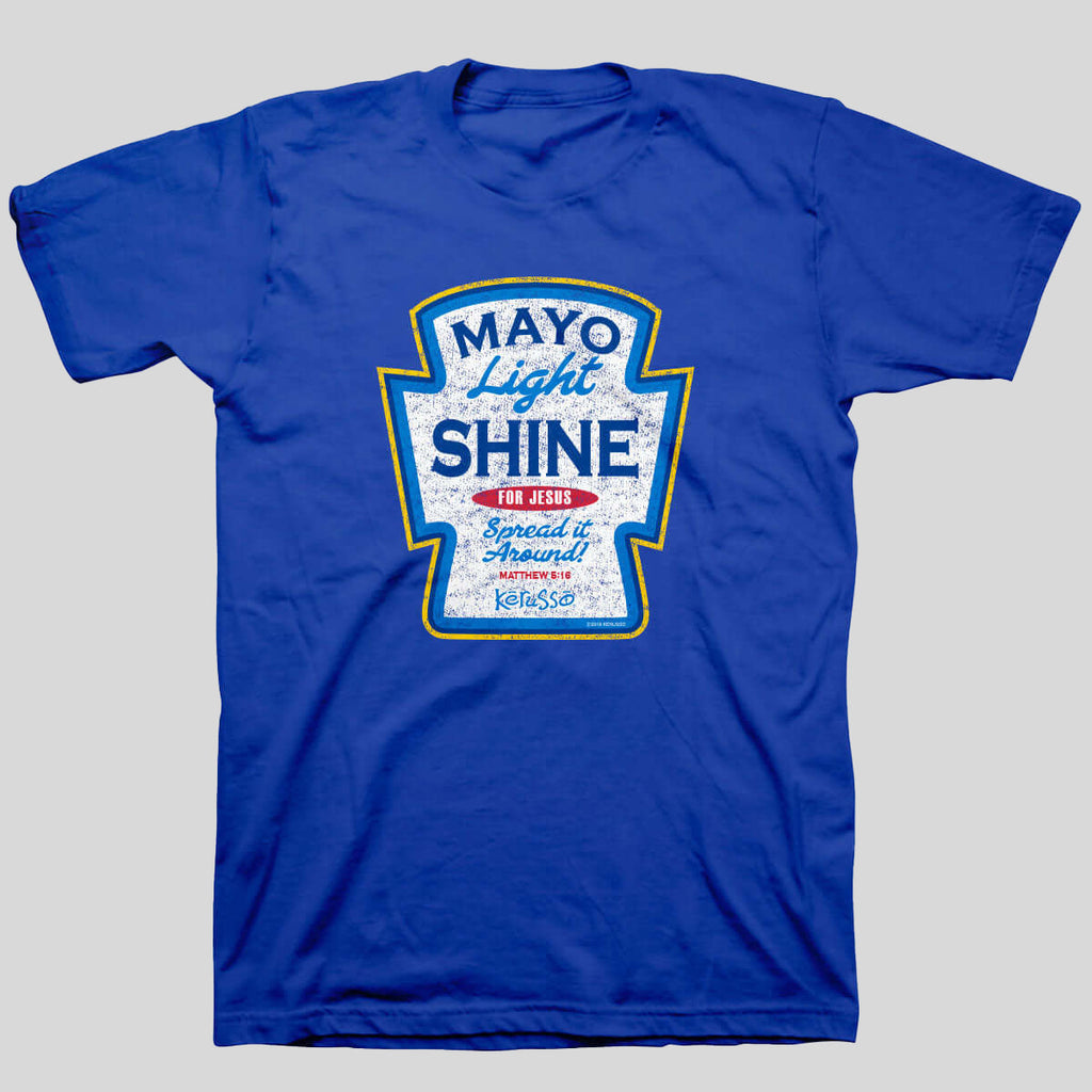 Kerusso Christian T-Shirt Mayo Light Shine Hoodie, Sweatshirt | CoreVibeTees.com (Image 1)