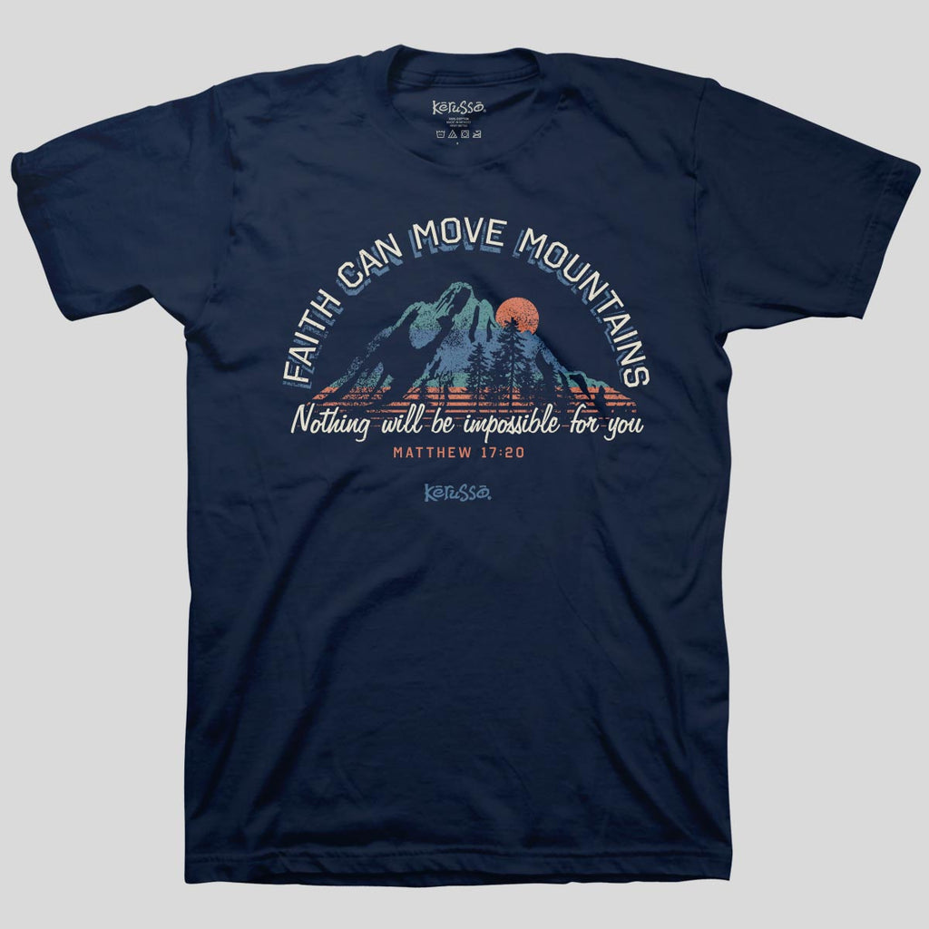 Kerusso Christian T-Shirt Move Mountains Hoodie, Sweatshirt | CoreVibeTees.com (Image 1)