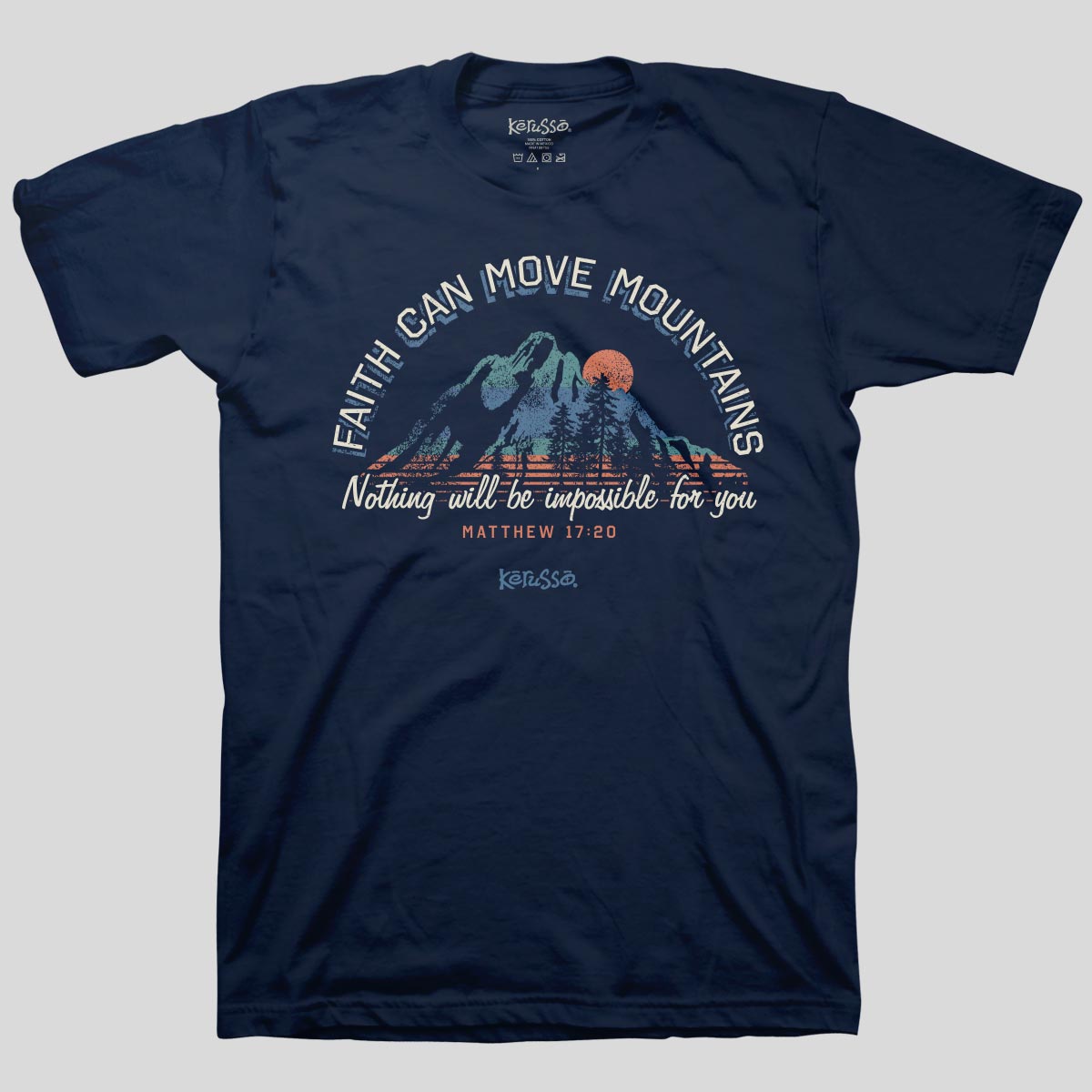 Kerusso Christian T-Shirt Move Mountains Hoodie, Sweatshirt | CoreVibeTees.com (Image 1)