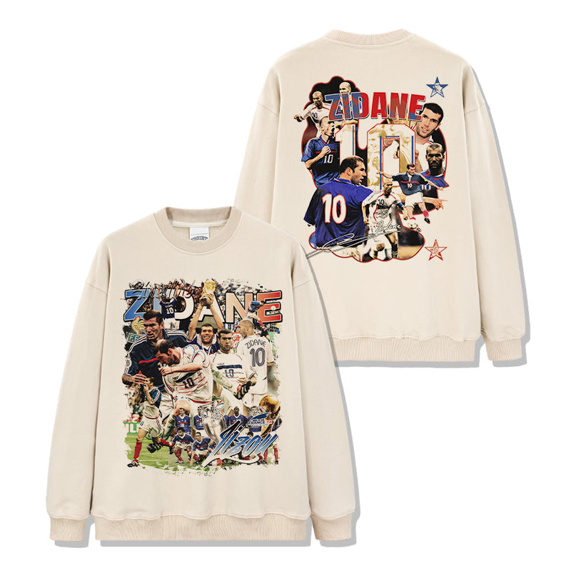 Zinedine Zidane â€œSignatureâ€Â Sweatshirt T-Shirts, Hoodie | CoreVibeTees.com (Image 3)
