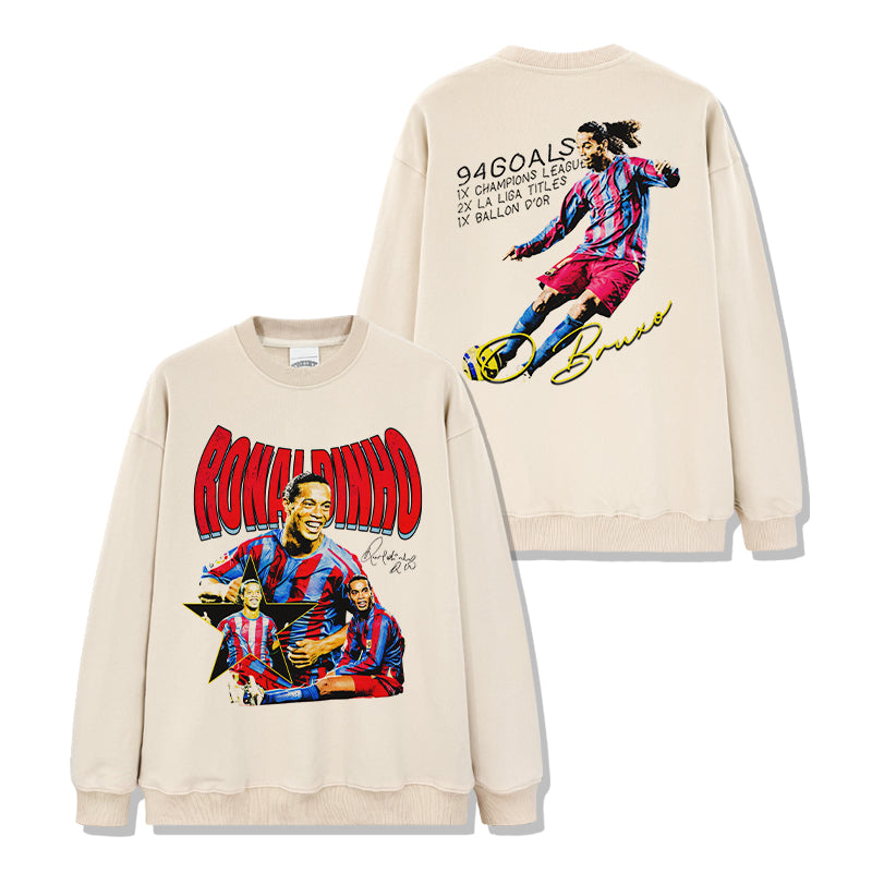 Ronaldinho "Signature" Sweatshirt T-Shirts, Hoodie | CoreVibeTees.com (Image 3)