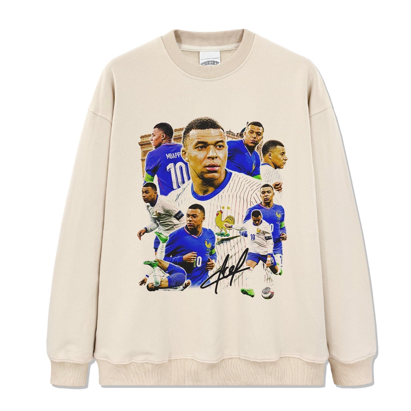 Kylian MbappÃ© â€œSignatureâ€ Sweatshirt T-Shirts, Hoodie | CoreVibeTees.com (Image 4)