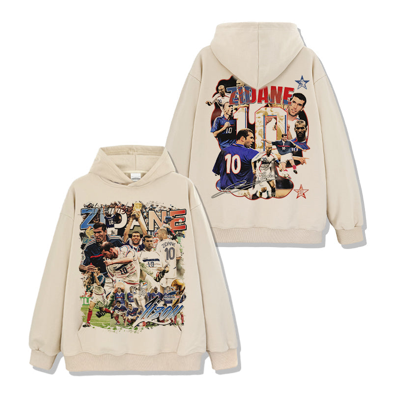 Zinedine Zidane â€œSignatureâ€Â Hoodie T-Shirts, Sweatshirt | CoreVibeTees.com (Image 3)