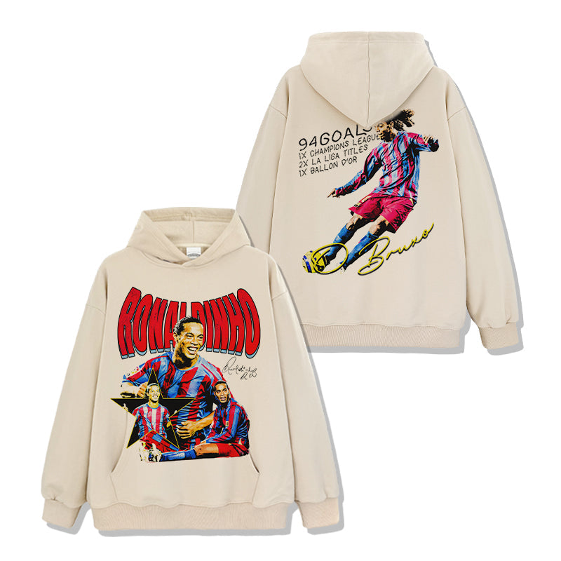 Ronaldinho "Signature" Hoodie T-Shirts, Sweatshirt | CoreVibeTees.com (Image 3)