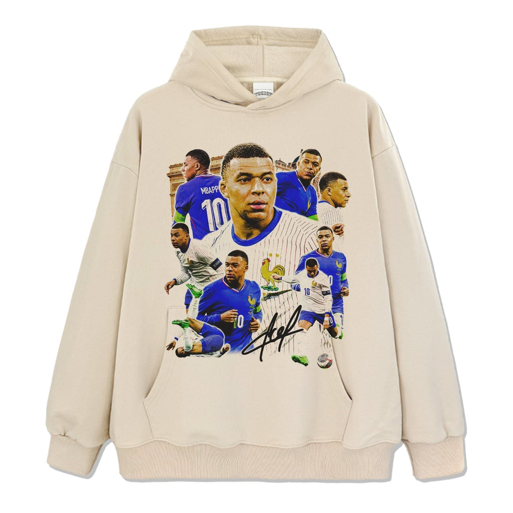 Kylian MbappÃ© â€œSignatureâ€ Hoodie T-Shirts, Sweatshirt | CoreVibeTees.com (Image 4)