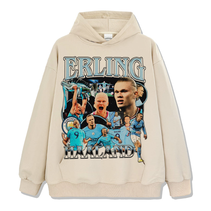 Erling Haaland Hoodie Style001 T-Shirts, Sweatshirt | CoreVibeTees.com (Image 4)
