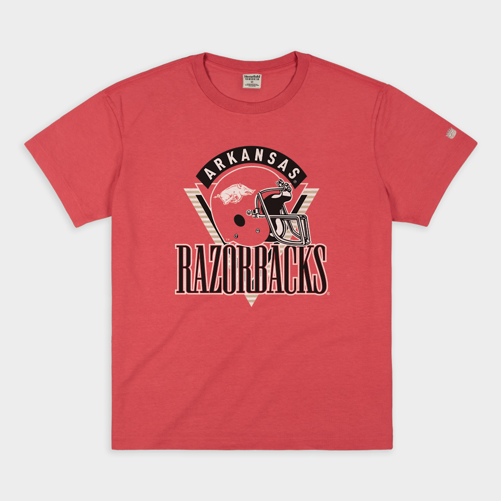 Vintage Arkansas Razorbacks Football Heavyweight Tee Style001 Hoodie, Sweatshirt | CoreVibeTees.com (Image 1)