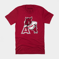 Vintage Arkansas Razorback Leaning Mascot Tee Style001 Hoodie, Sweatshirt | CoreVibeTees.com