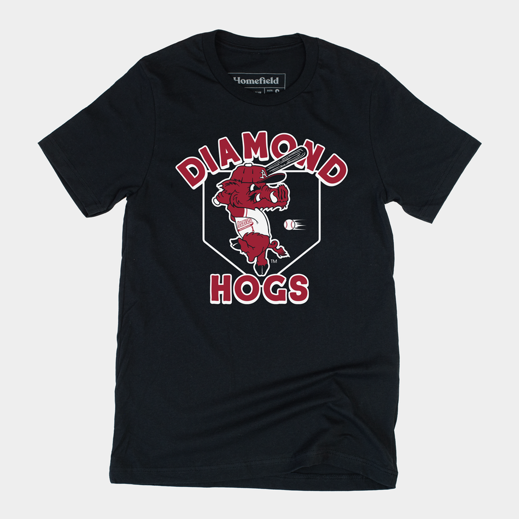 Arkansas Diamond Hogs Vintage Tee Style001 Hoodie, Sweatshirt | CoreVibeTees.com (Image 1)