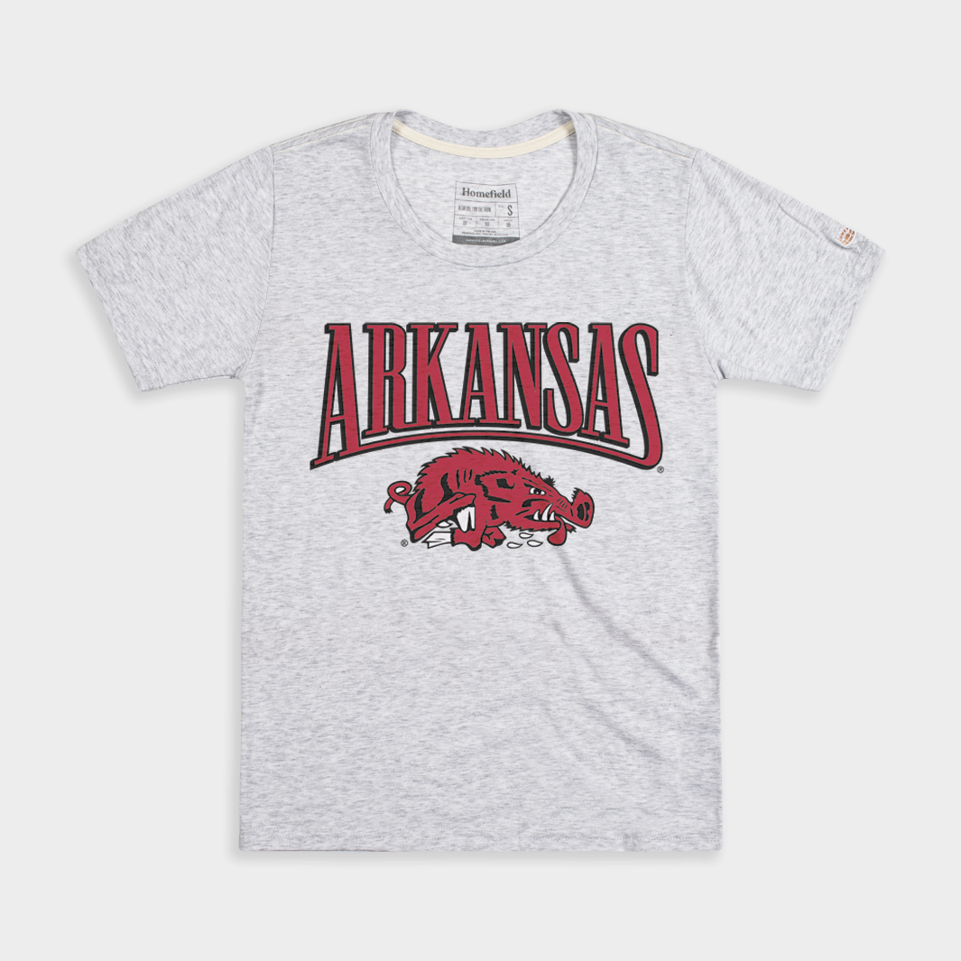 Arkansas Razorbacks Vintage Logo Women's Tee Hoodie, Sweatshirt | CoreVibeTees.com