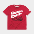 Arkansas "Razorback Country" Retro Youth Tee Hoodie, Sweatshirt | CoreVibeTees.com