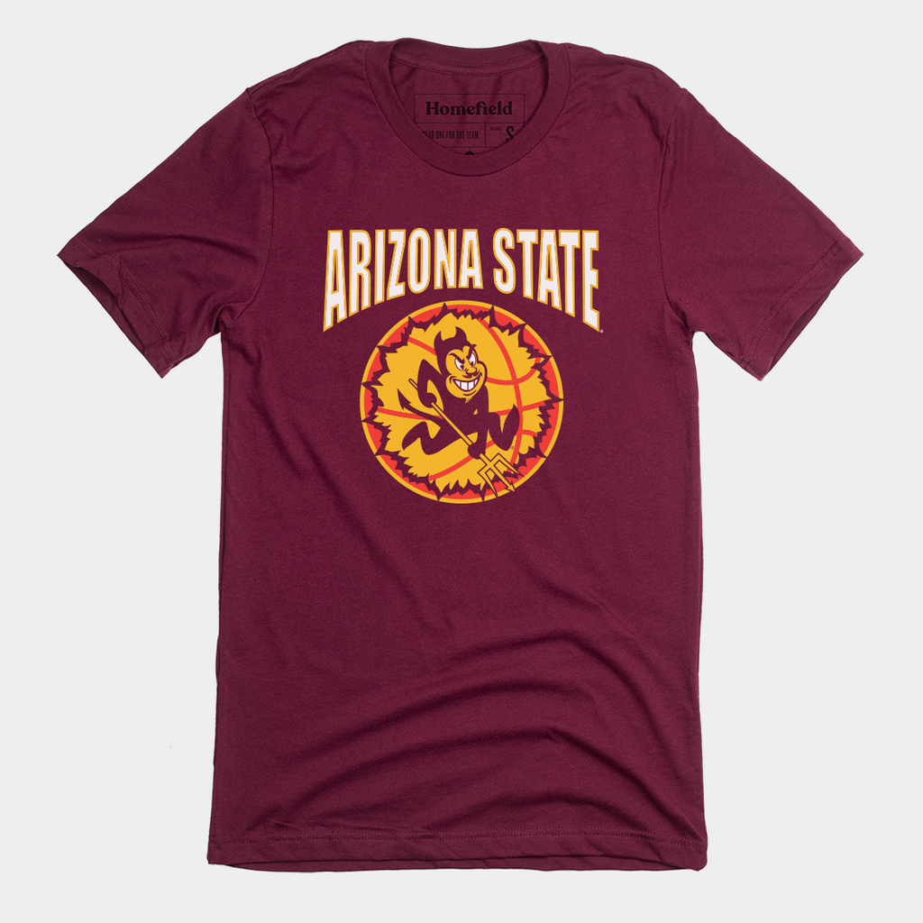 Arizona State Sun Devils Vintage Basketball Tee Style001 Hoodie, Sweatshirt | CoreVibeTees.com