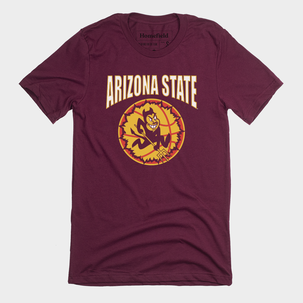 Arizona State Sun Devils Vintage Basketball Tee Style001 Hoodie, Sweatshirt | CoreVibeTees.com
