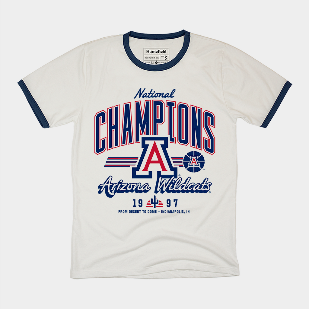 Arizona Wildcats 1997 Champs Ringer Tee Style001 Hoodie, Sweatshirt | CoreVibeTees.com (Image 1)