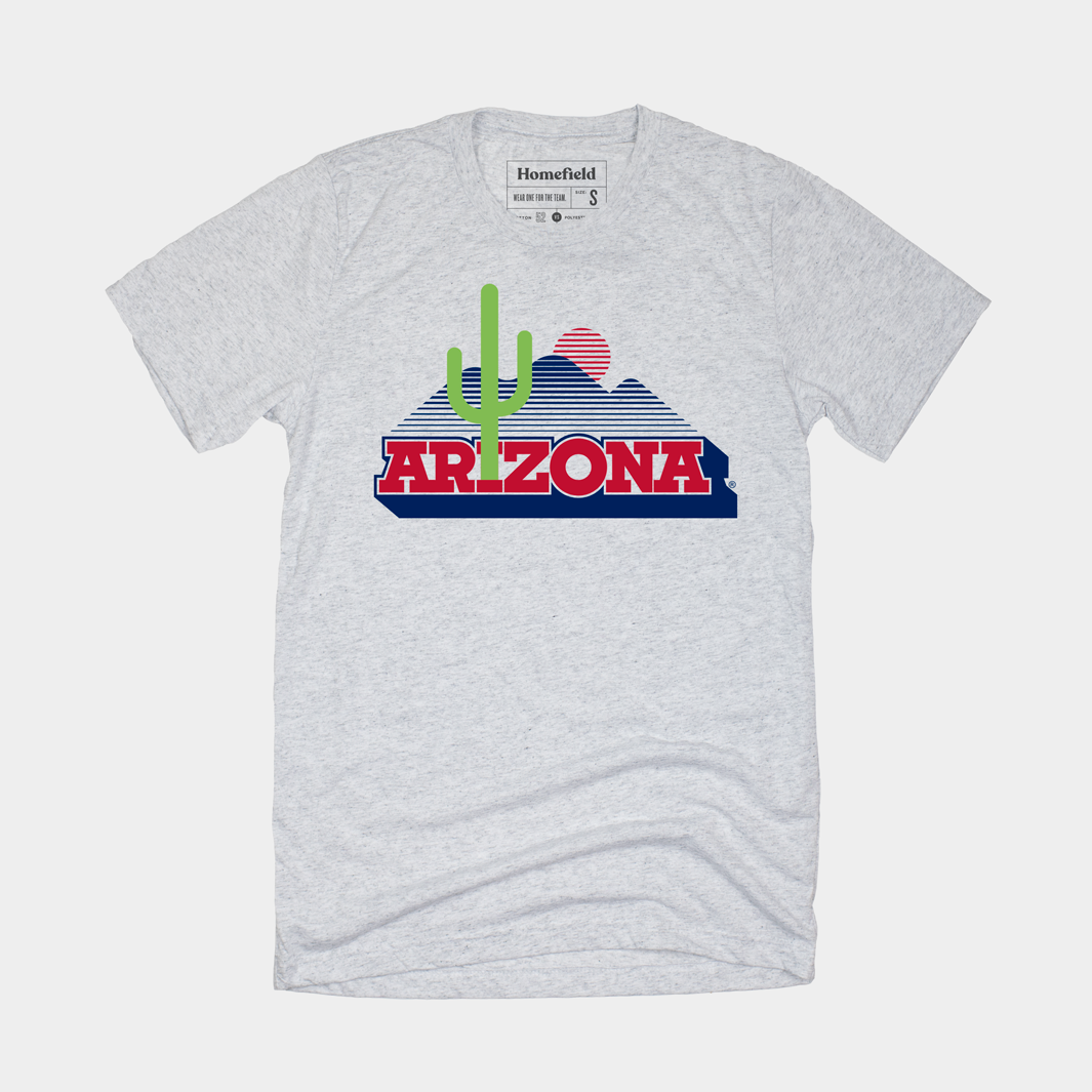 Retro Arizona Cactus Logo Tee Style001 Hoodie, Sweatshirt | CoreVibeTees.com