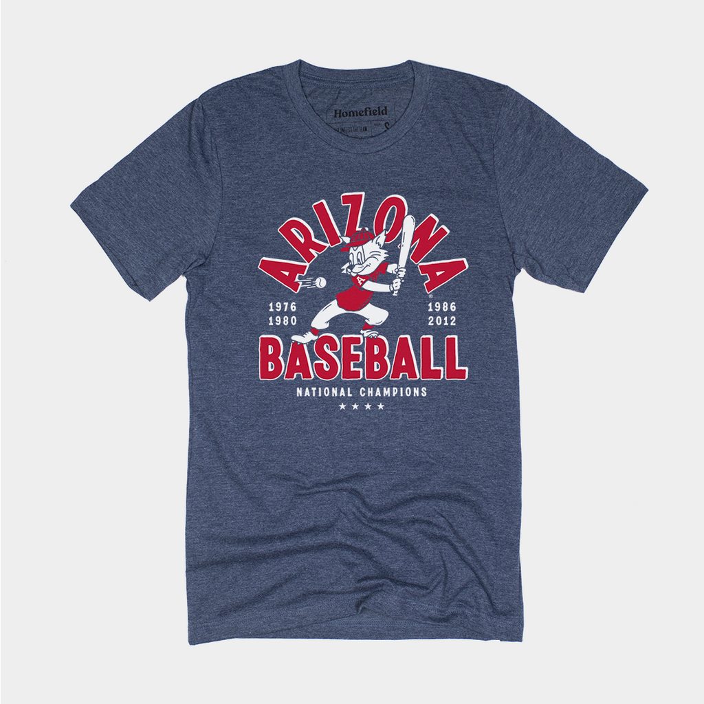 Vintage Arizona Baseball National Champions Tee Style001 Hoodie, Sweatshirt | CoreVibeTees.com (Image 1)