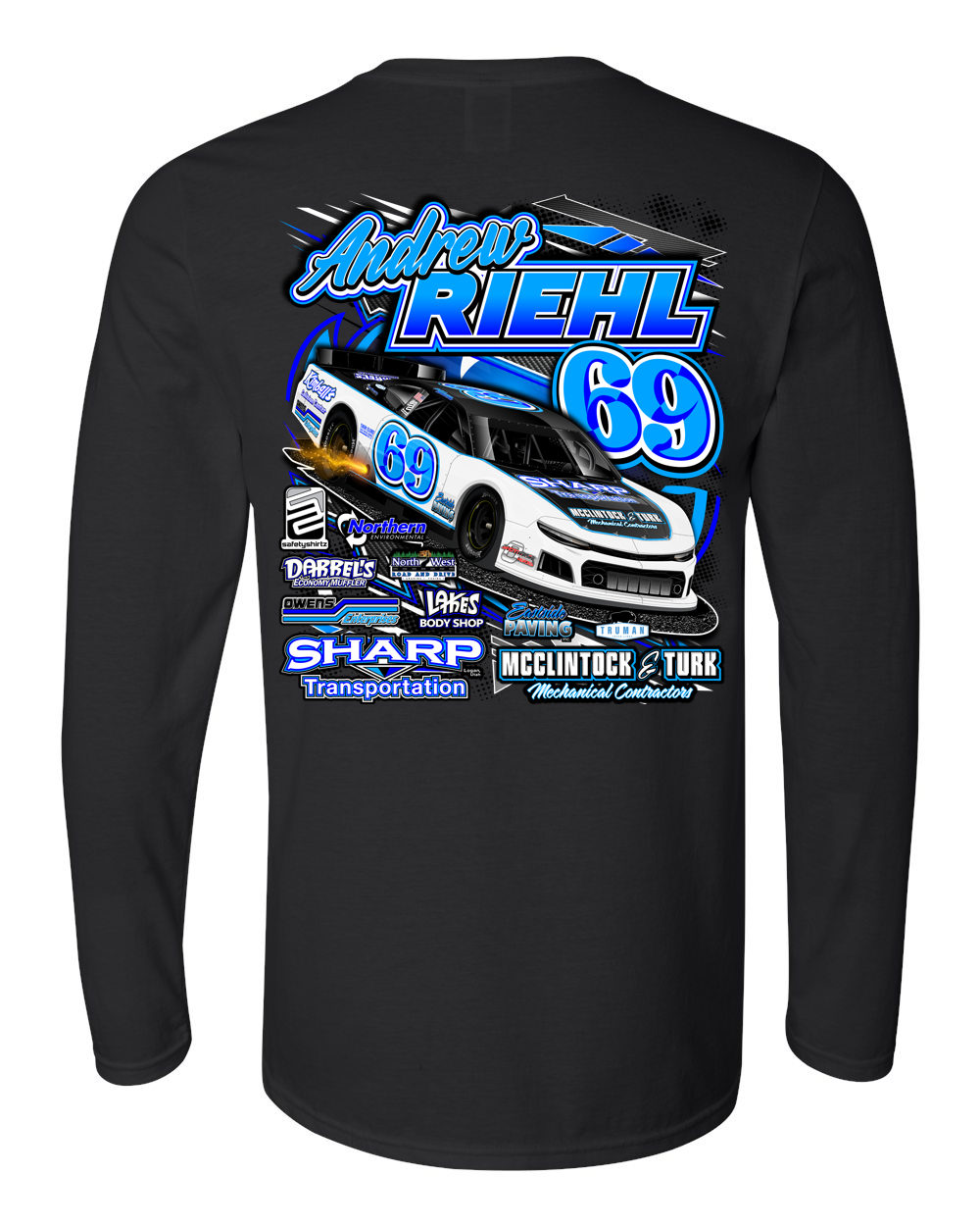 Andrew Riehl 2025 Long Sleeve T-Shirt Hoodie, Sweatshirt | CoreVibeTees.com (Image 1)