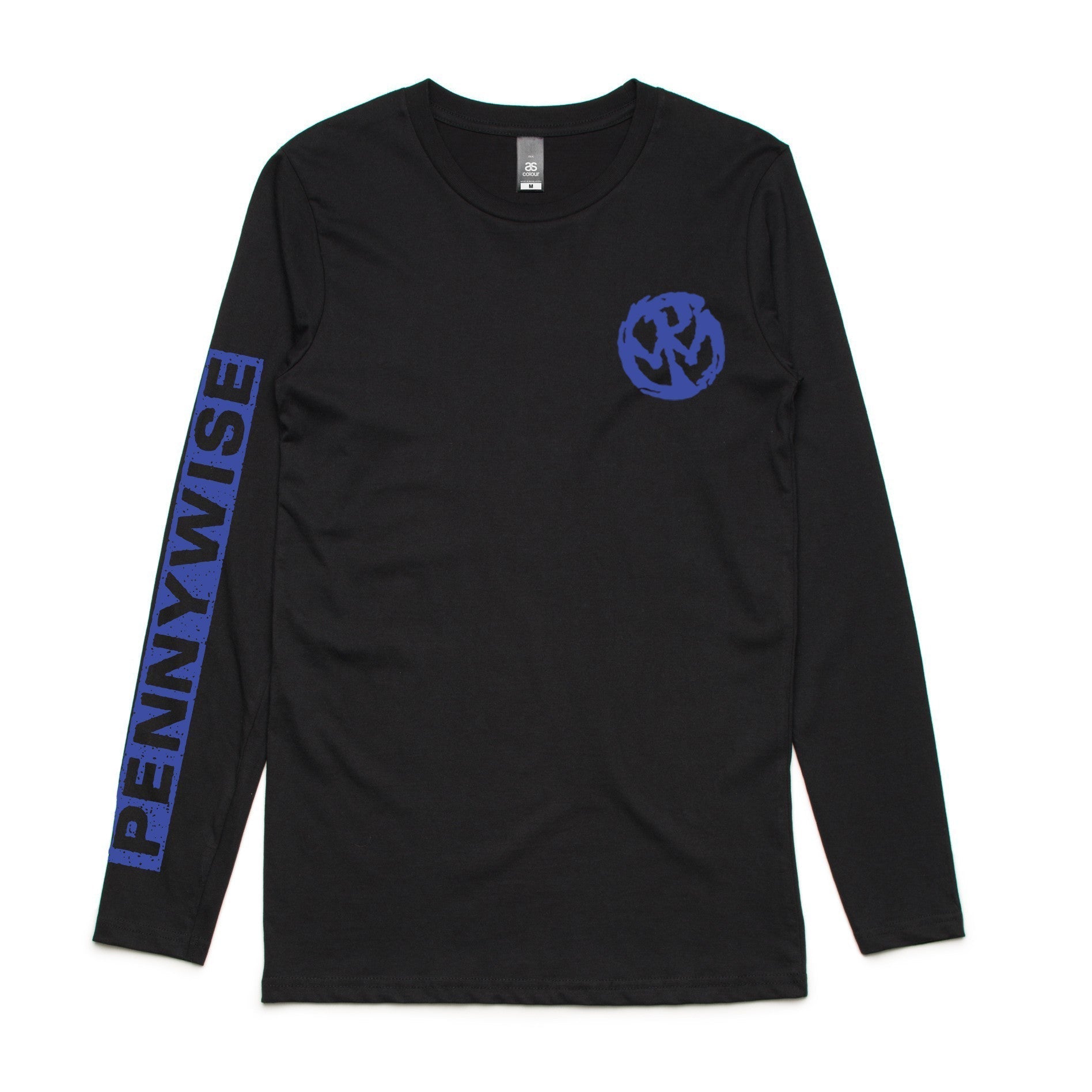 Blue Logo Longsleeve Tee (Black) Hoodie, Sweatshirt | CoreVibeTees.com