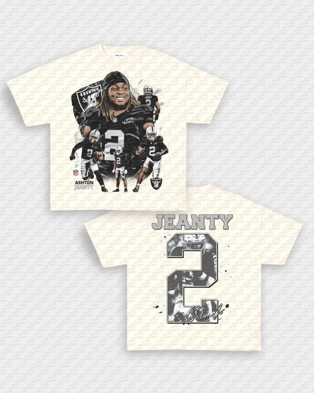 ASHTON JEANTY - RAIDERS TEE - [DS] Hoodie, Sweatshirt | CoreVibeTees.com (Image 4)