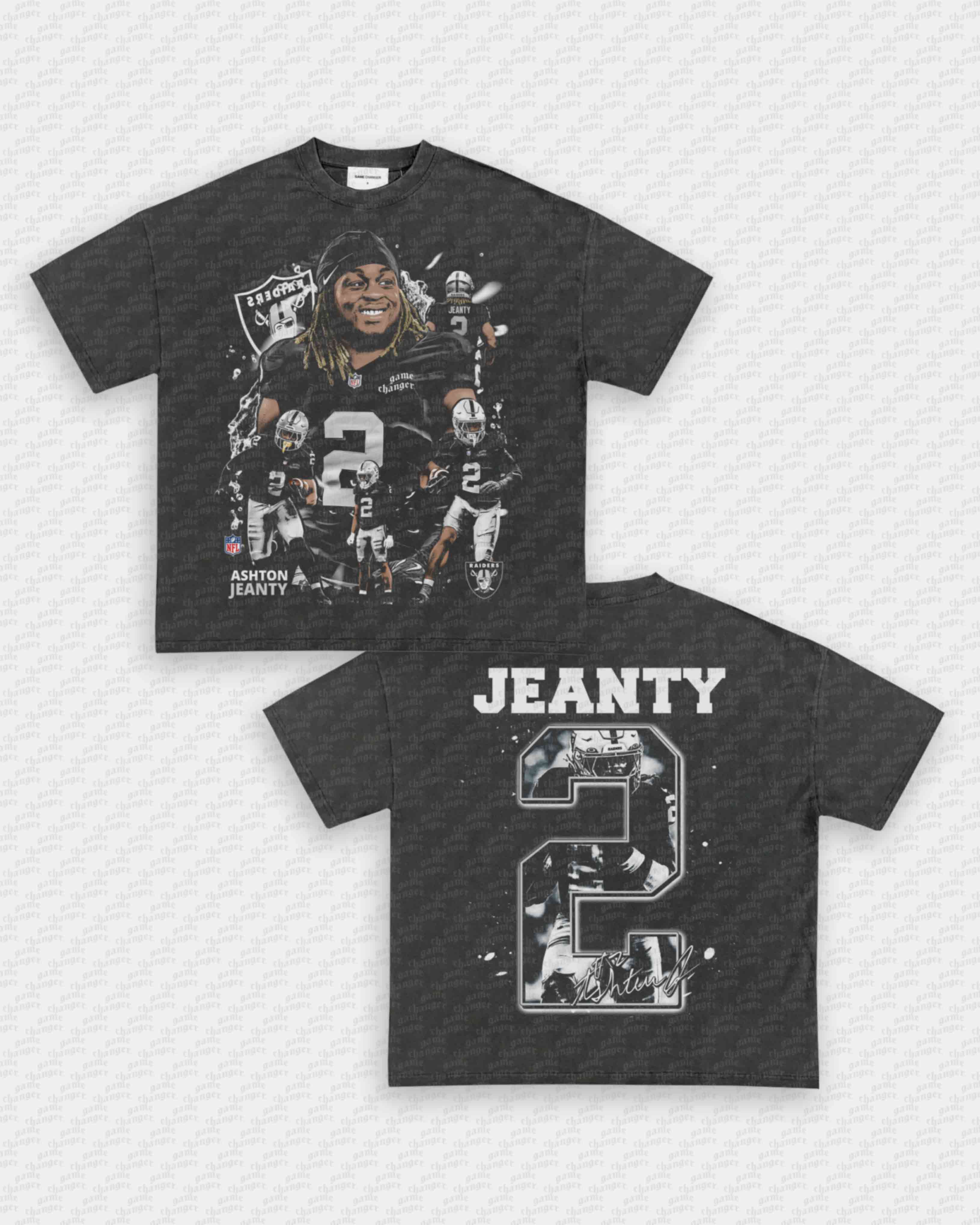 ASHTON JEANTY - RAIDERS TEE - [DS] Hoodie, Sweatshirt | CoreVibeTees.com (Image 2)