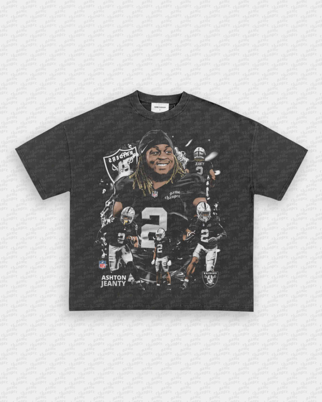 ASHTON JEANTY - RAIDERS V2 TEE Hoodie, Sweatshirt | CoreVibeTees.com (Image 2)