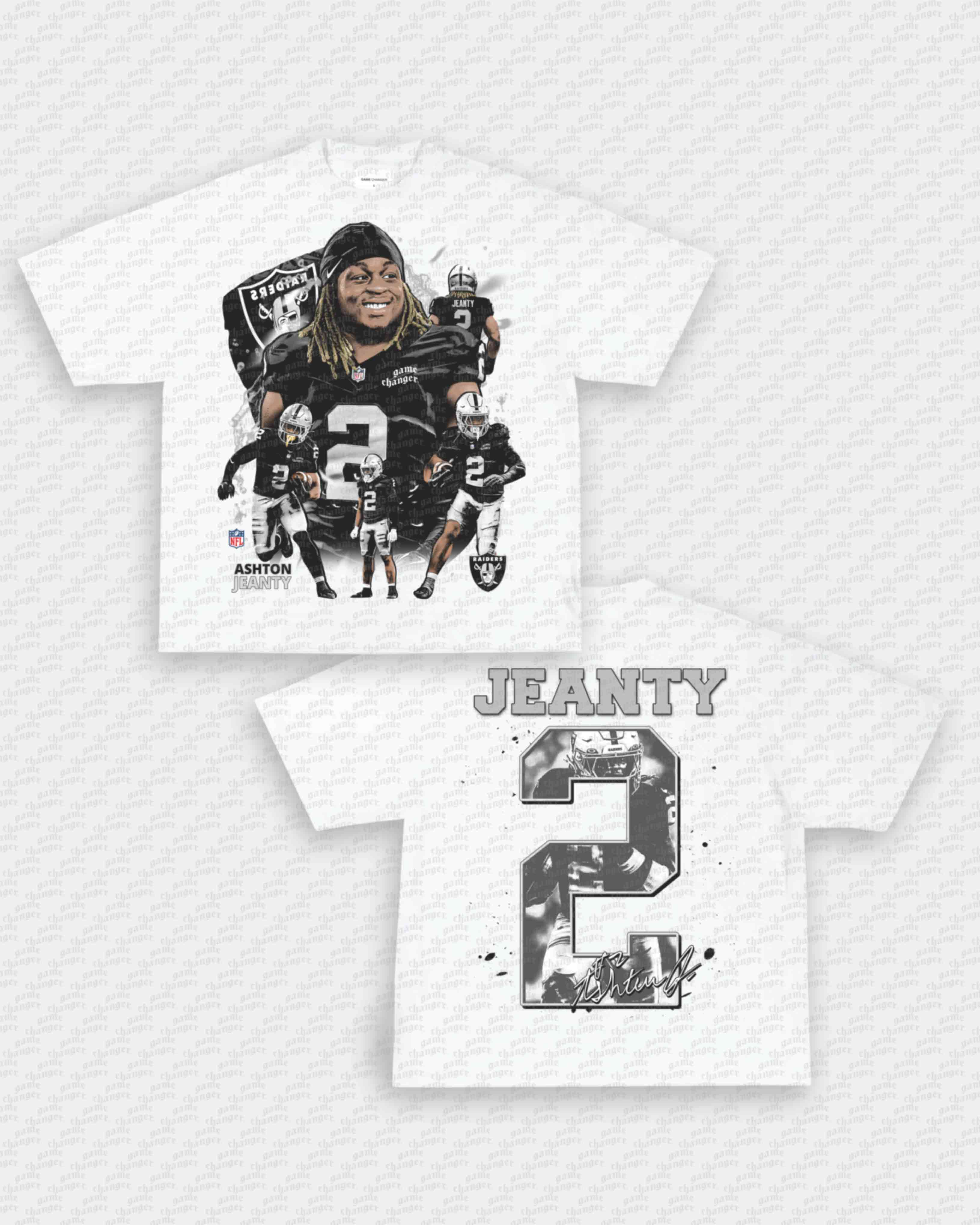 ASHTON JEANTY - RAIDERS TEE - [DS] Hoodie, Sweatshirt | CoreVibeTees.com (Image 3)
