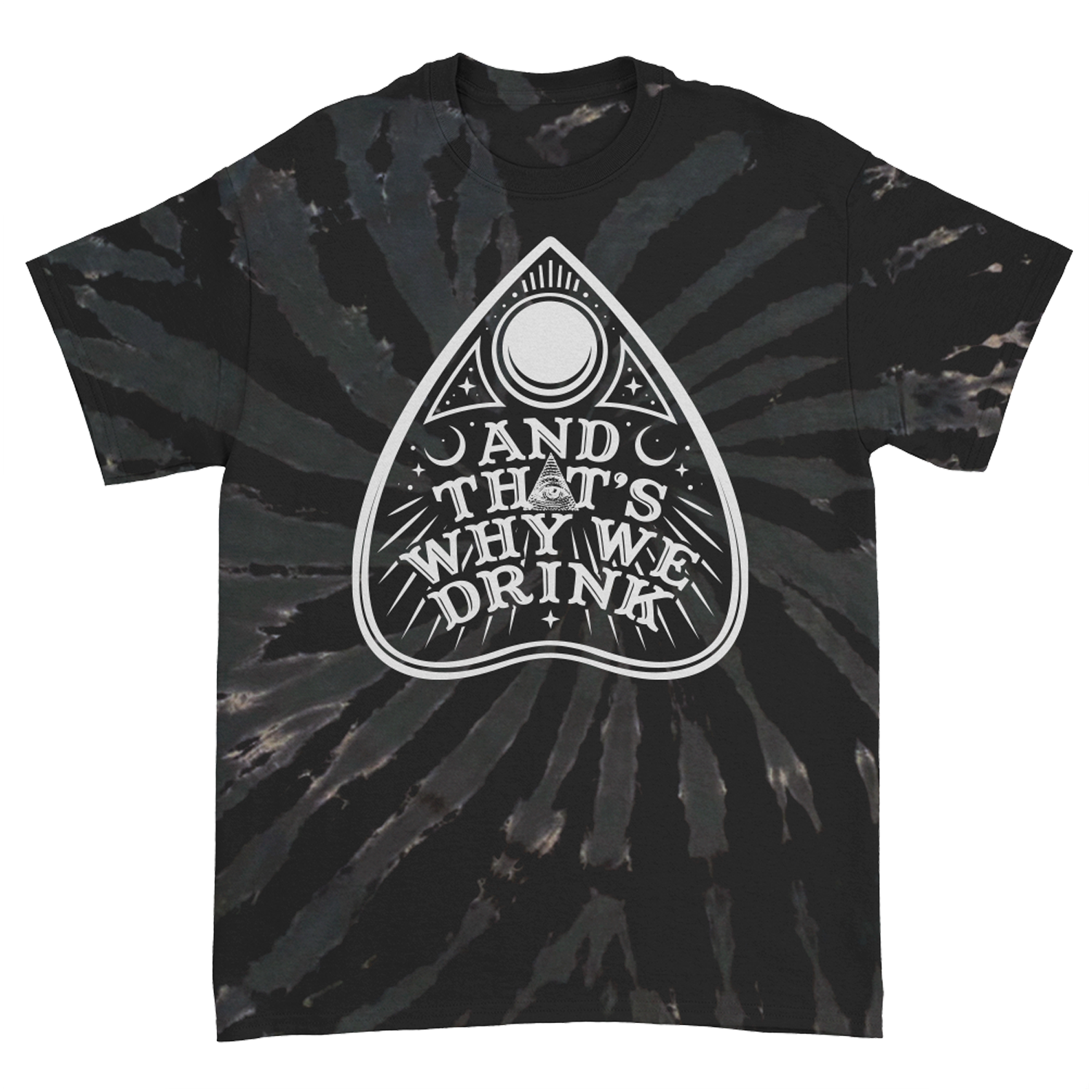 Planchette Logo T-Shirt (Black Swirl Dye) Hoodie, Sweatshirt | CoreVibeTees.com