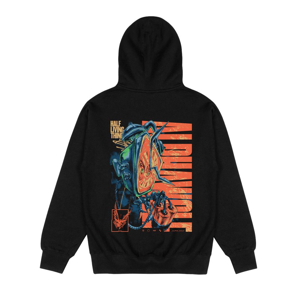 Alpha Wolf - Half Living Things Hoodie T-Shirts, Sweatshirt | CoreVibeTees.com (Image 3)