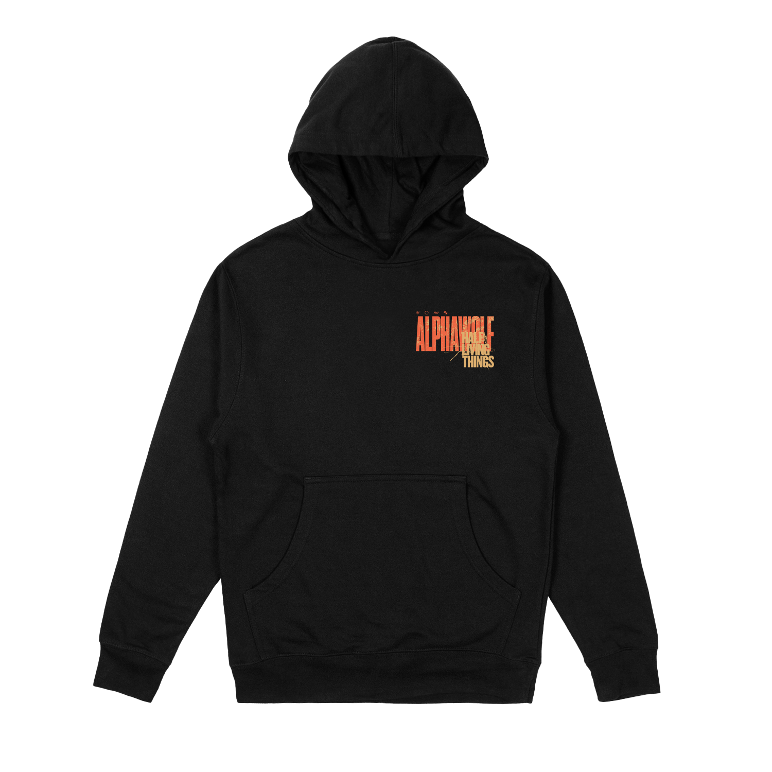 Alpha Wolf - Half Living Things Hoodie T-Shirts, Sweatshirt | CoreVibeTees.com (Image 2)