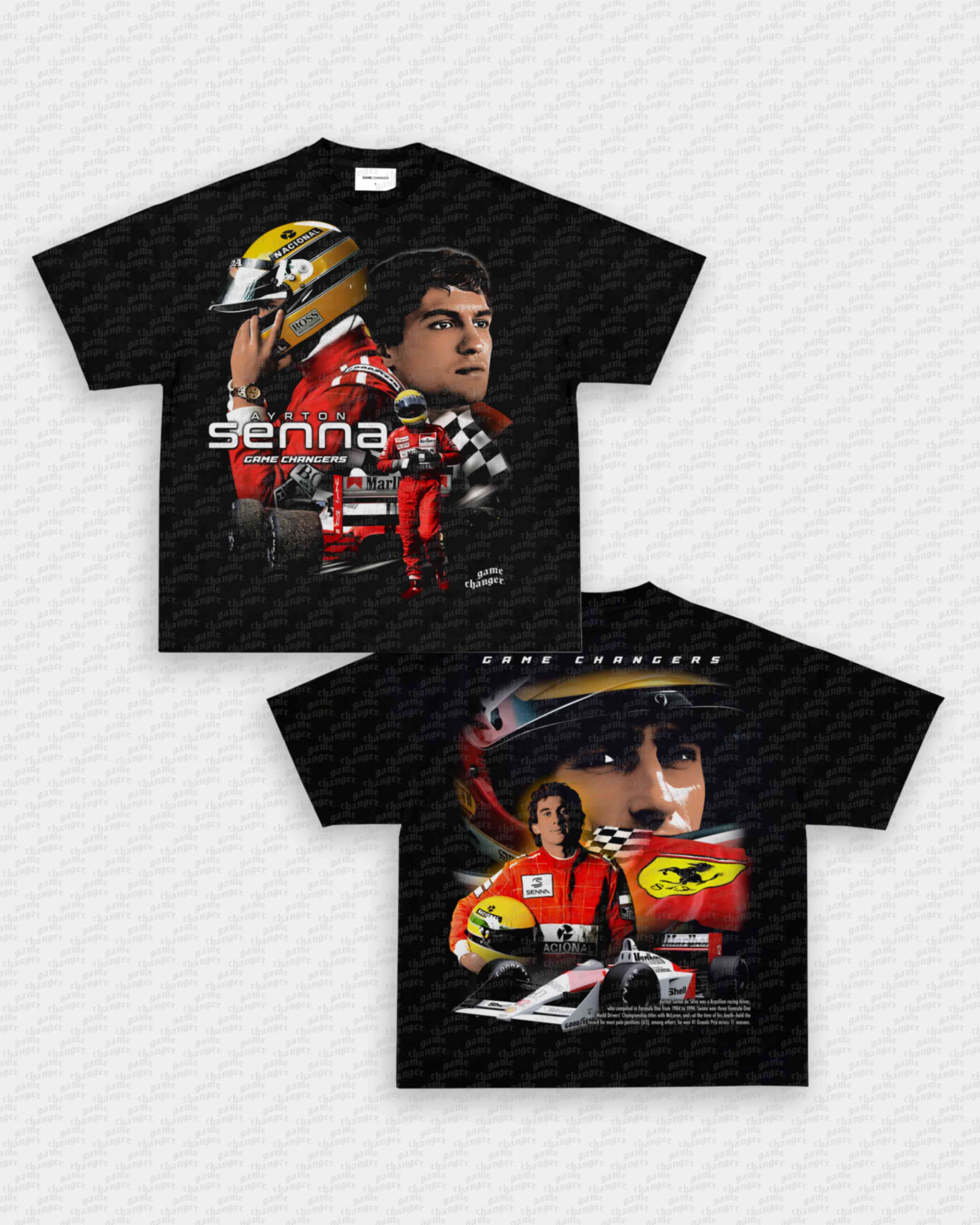 AYRTON SENNA V3 TEE - [DS] Hoodie, Sweatshirt | CoreVibeTees.com (Image 1)