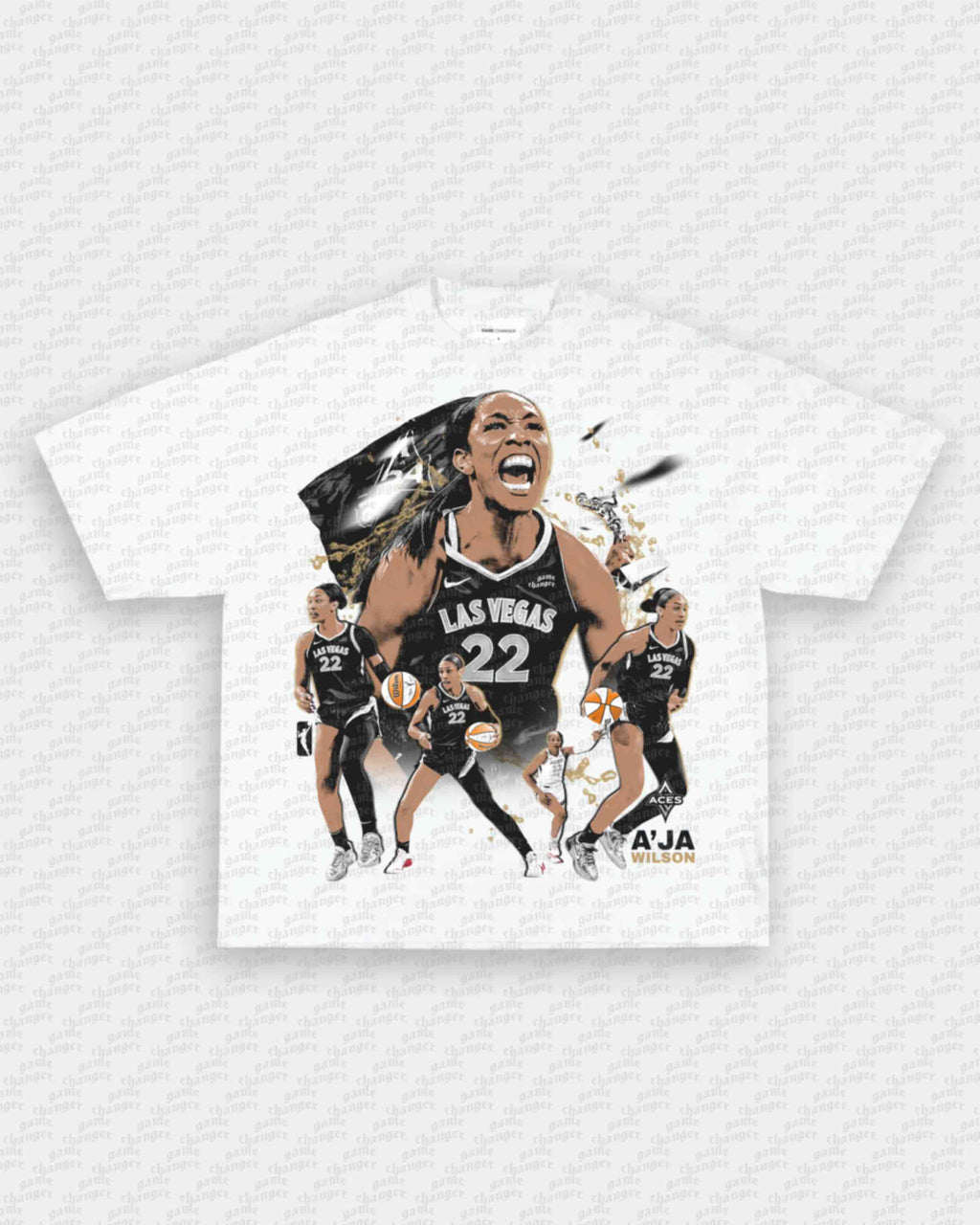A'JA WILSON V2 TEE Hoodie, Sweatshirt | CoreVibeTees.com (Image 3)