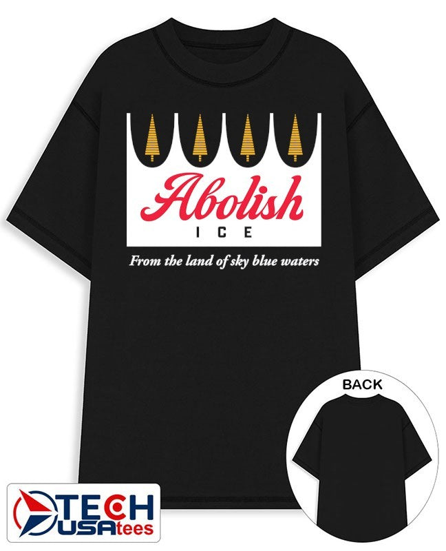 Abolish ICE from the land of sky blue waters shirt