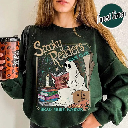 Acotar Ghost Shirt, Bookish Halloween Tee, Spooky Book Lover Shirt, Spooky Season Ghost Skeleton Shirt, Throne Of Glass, Sjm Book Reader