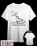 Actually I lick boots snake shirt