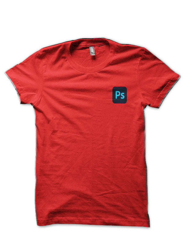 Adobe Photoshop Red T-Shirt Hoodie, Sweatshirt | CoreVibeTees.com